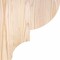 Ekena Millwork Ridgewood Smooth Corbel, Douglas Fir, 5 1/2"W x 10"D x 10"H COR06X10X10RID00SDF - alternate 2